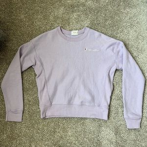Champion small size reverse weave womens lilac sweatshirt